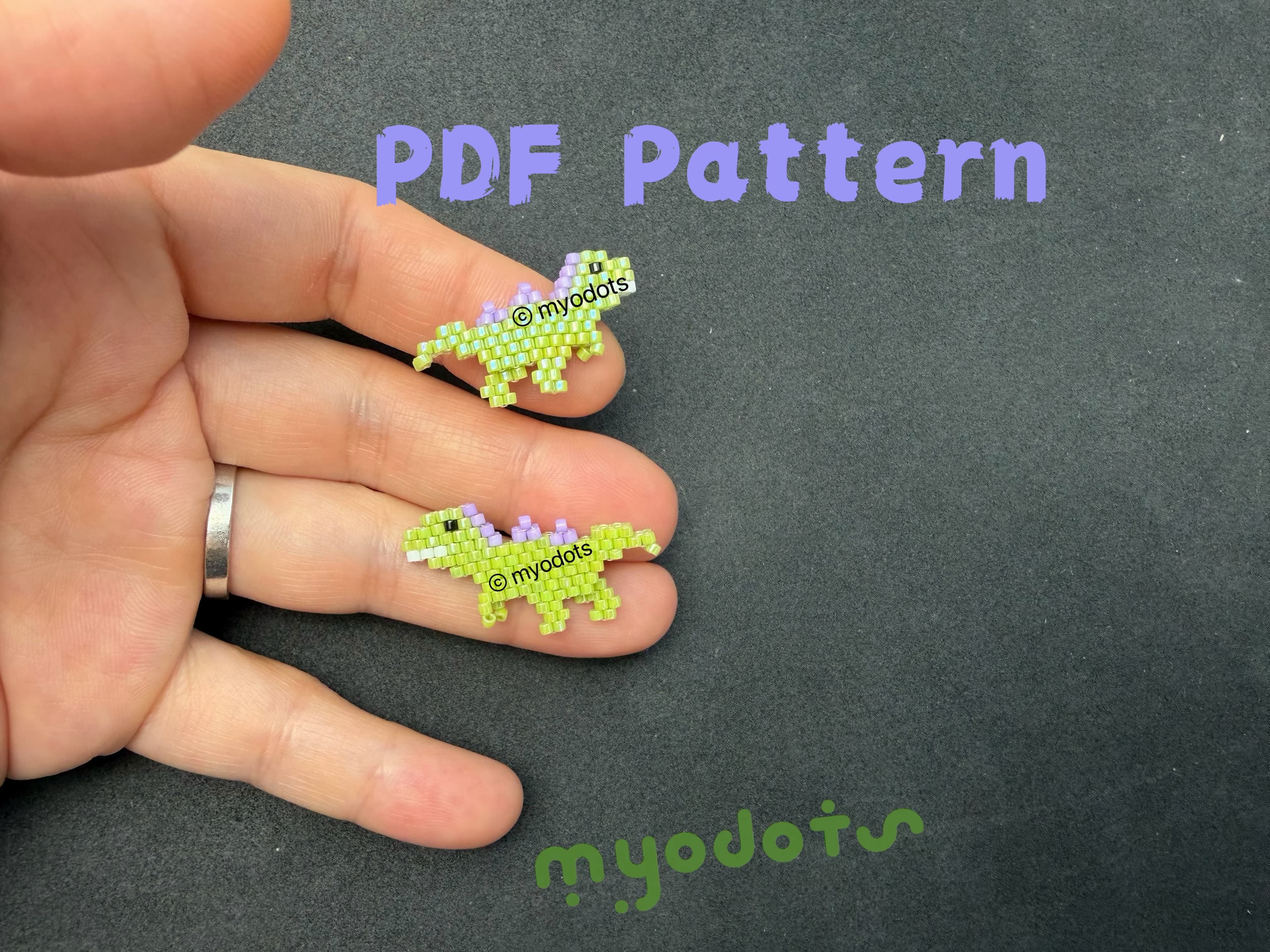 Double-sided Giganotosaurus PDF pattern
